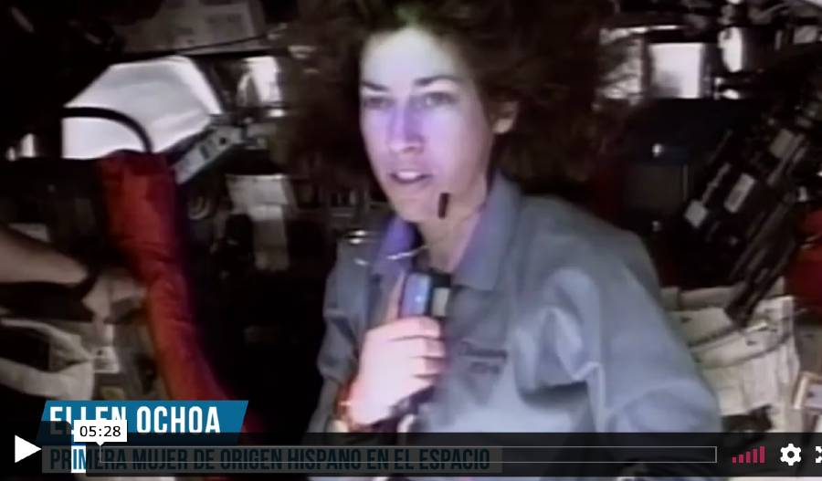 Spanish video about Ellen Ochoa, first Hispanic woman in space