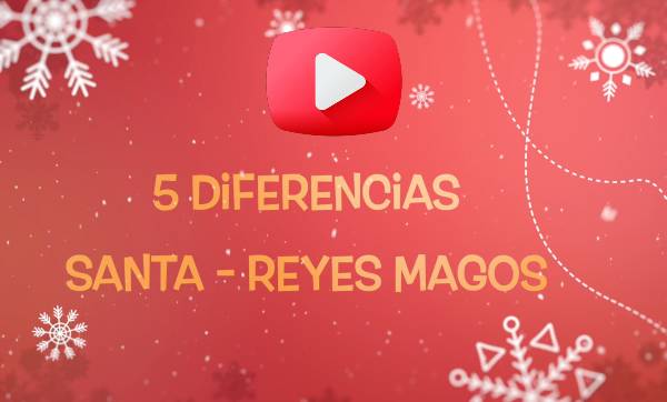 A Spanish video called 5 diferencias entre Santa Claus y Los Reyes Magos
