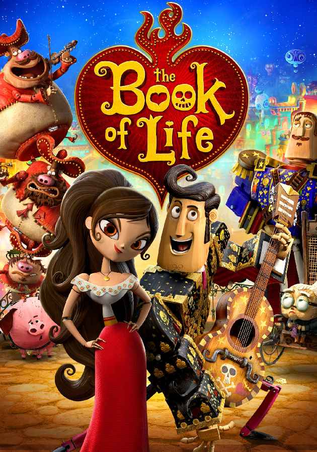 The movie poster of Book of Life