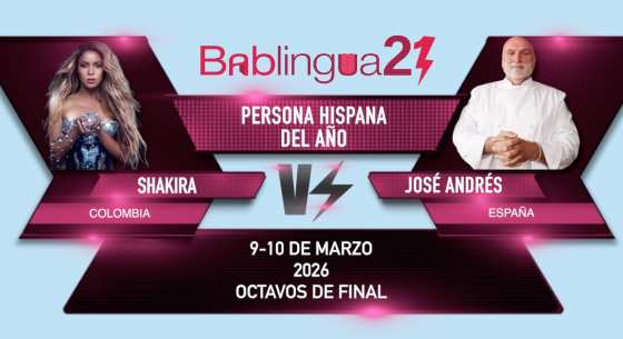 Shakira and José Andrés