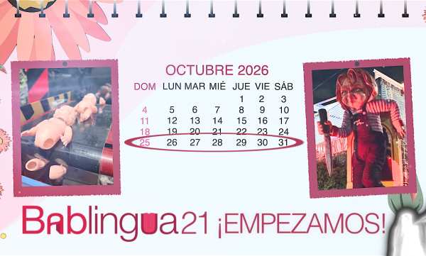 Un calendario del mes de octubre de 2026 con imágenes de Halloween